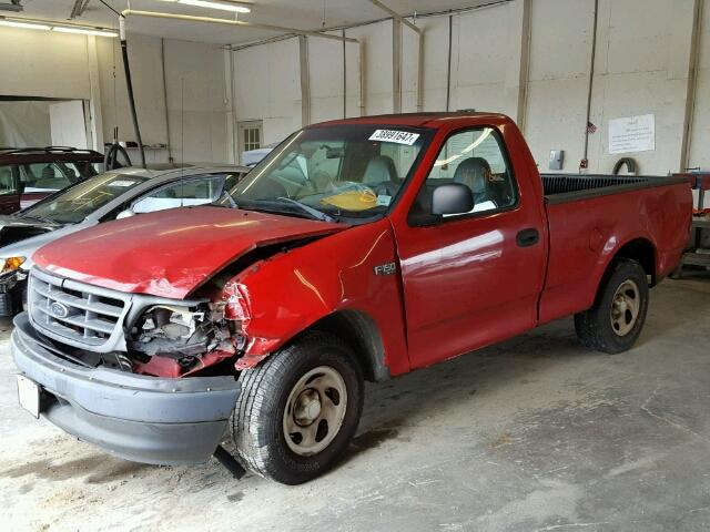 1FTRF17262NB20040 - 2002 FORD F150 RED photo 2