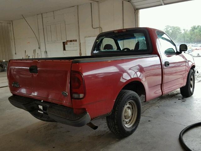 1FTRF17262NB20040 - 2002 FORD F150 RED photo 4