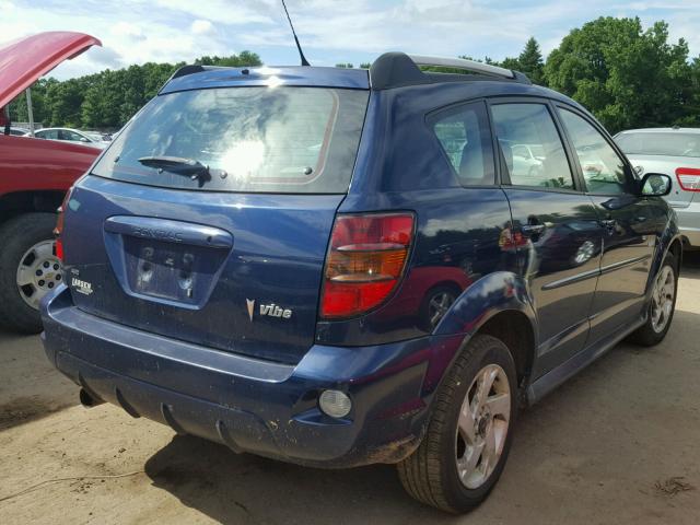 5Y2SM65836Z443116 - 2006 PONTIAC VIBE BLUE photo 4