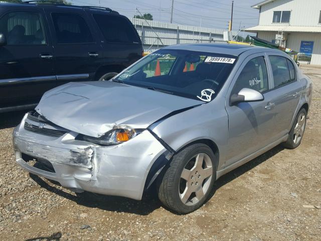 1G1AF5F57A7220398 - 2010 CHEVROLET COBALT 2LT SILVER photo 2