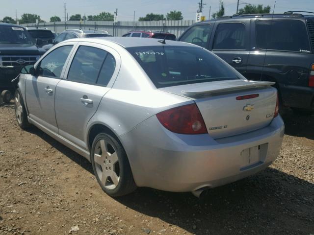 1G1AF5F57A7220398 - 2010 CHEVROLET COBALT 2LT SILVER photo 3