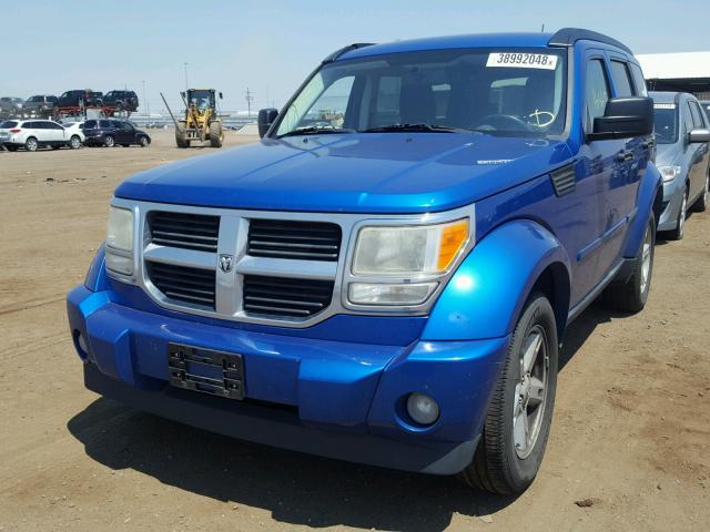 1D8GU58K17W721801 - 2007 DODGE NITRO SLT BLUE photo 2