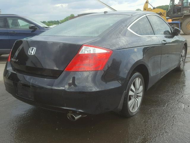 1HGCS12828A020239 - 2008 HONDA ACCORD EXL BLACK photo 4