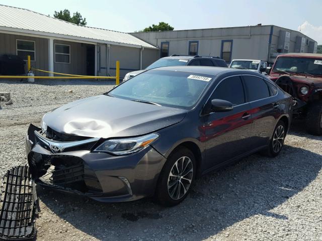 4T1BK1EB0GU212849 - 2016 TOYOTA AVALON XLE GRAY photo 2