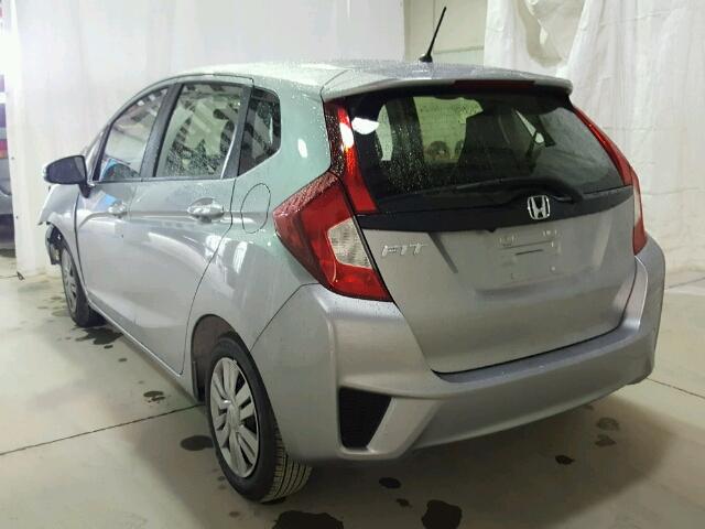 JHMGK5H54HS017811 - 2017 HONDA FIT LX رمادي صورة 3