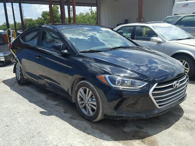 KMHD84LF4HU407272 - 2017 HYUNDAI ELANTRA SE BLACK photo 1