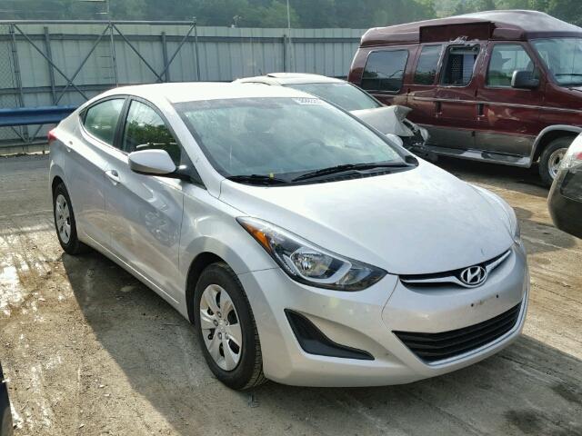 5NPDH4AE2GH746202 - 2016 HYUNDAI ELANTRA SE SILVER photo 1