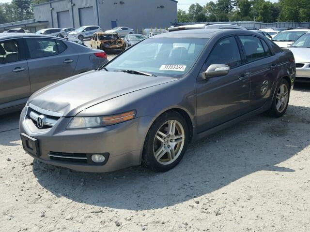 19UUA66217A008740 - 2007 ACURA TL GRAY photo 2