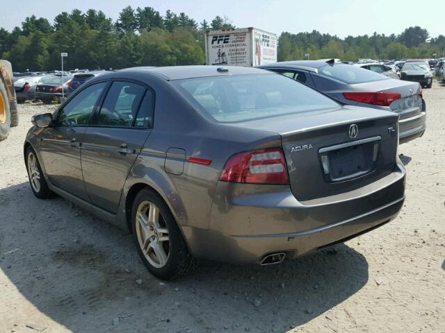 19UUA66217A008740 - 2007 ACURA TL GRAY photo 3