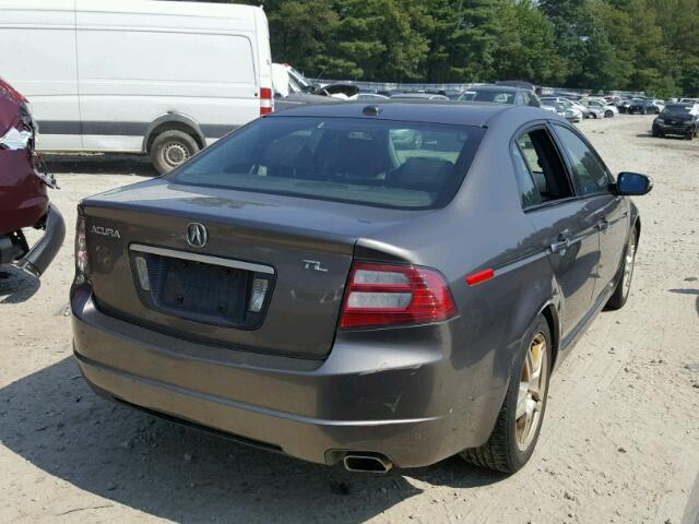 19UUA66217A008740 - 2007 ACURA TL GRAY photo 4