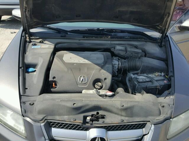 19UUA66217A008740 - 2007 ACURA TL GRAY photo 7