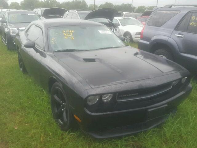 2C3CDYAG3EH307634 - 2014 DODGE CHALLENGER BLACK photo 1