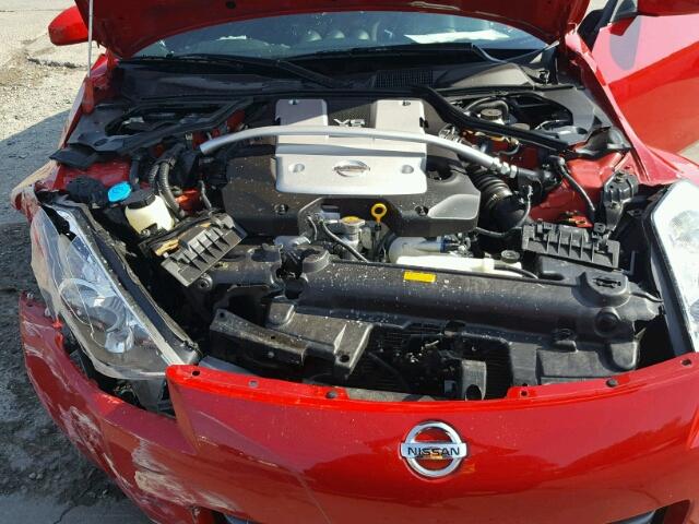 JN1BZ34D07M502493 - 2007 NISSAN 350Z COUPE RED photo 7