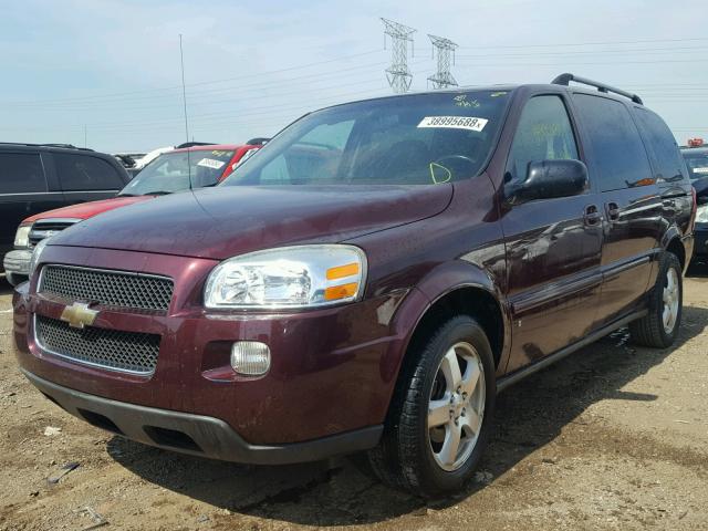 1GNDV33198D103924 - 2008 CHEVROLET UPLANDER L ბურგუნდია ფოტო 2