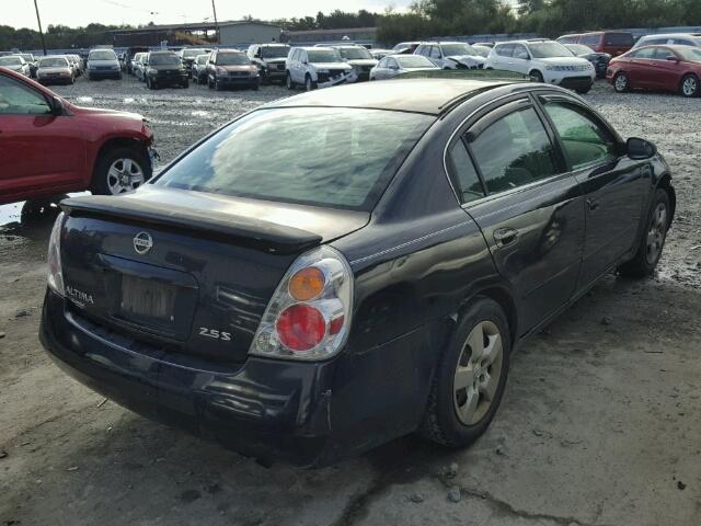 1N4AL11D35N424355 - 2005 NISSAN ALTIMA S BLACK photo 4