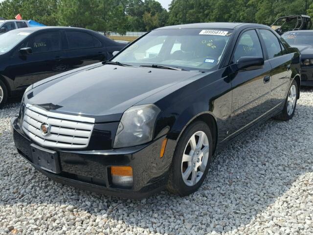 1G6DP577560168743 - 2006 CADILLAC CTS BLACK photo 2