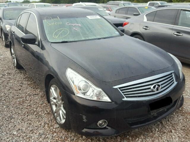 JN1CV6AP6DM718263 - 2013 INFINITI G37 BLACK photo 1