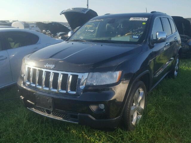 1C4RJECT9DC526266 - 2013 JEEP GRAND CHER BLACK photo 2