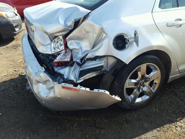 1G1ZC5EB0AF133130 - 2010 CHEVROLET MALIBU 1LT 银色 照片 10