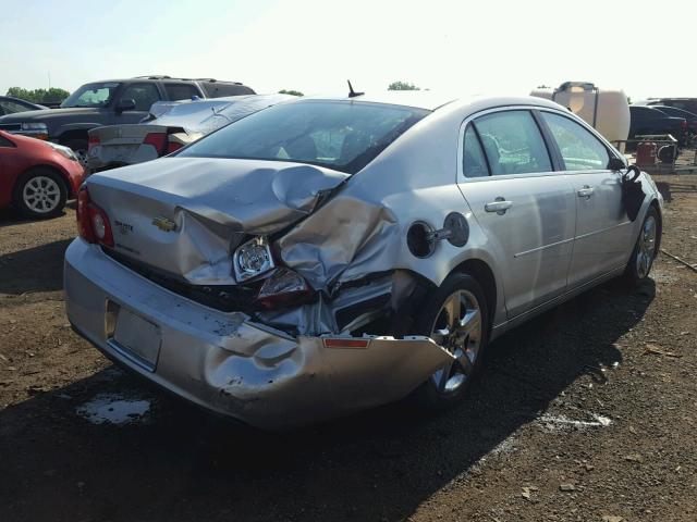 1G1ZC5EB0AF133130 - 2010 CHEVROLET MALIBU 1LT 银色 照片 4
