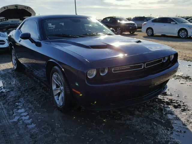 2C3CDZAG2FH710852 - 2015 DODGE CHALLENGER BLUE photo 1