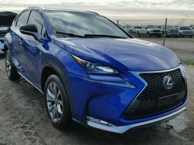 JTJYARBZ5H2073233 - 2017 LEXUS NX BLUE photo 1