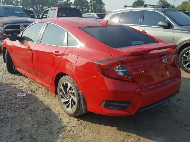 2HGFC2F73HH503368 - 2017 HONDA CIVIC EX RED photo 3