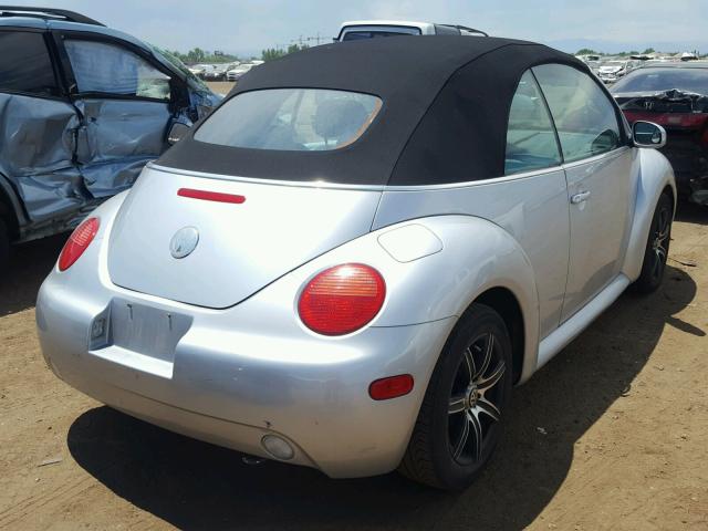 3VWCK21Y03M309991 - 2003 VOLKSWAGEN NEW BEETLE 银色 照片 4