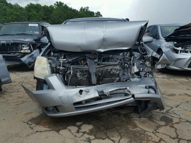 3N1AB61E49L632854 - 2009 NISSAN SENTRA 2.0 GRAY photo 9