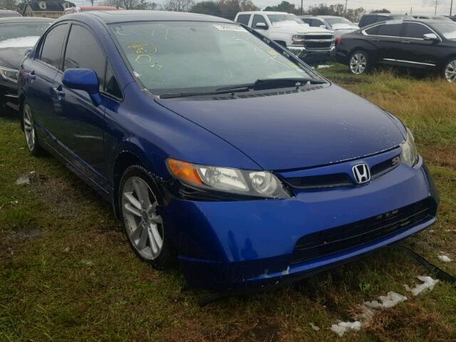 2HGFA55507H714324 - 2007 HONDA CIVIC BLUE photo 1