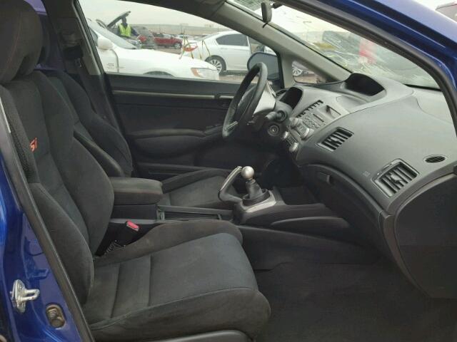 2HGFA55507H714324 - 2007 HONDA CIVIC BLUE photo 5