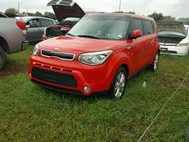 KNDJX3A56G7874401 - 2016 KIA SOUL RED photo 2