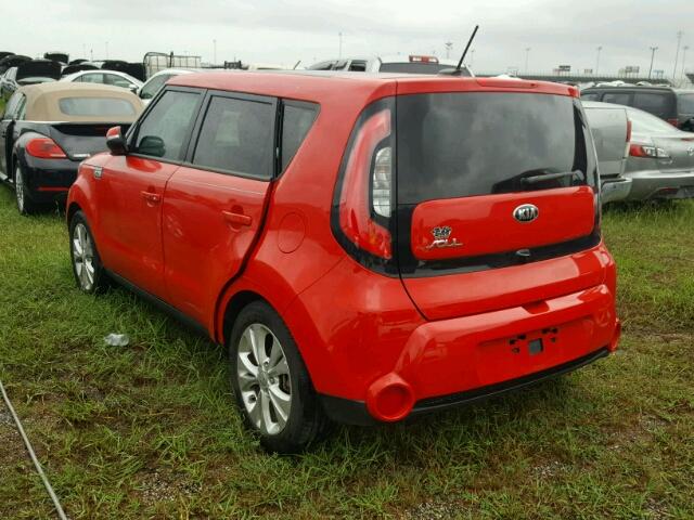 KNDJX3A56G7874401 - 2016 KIA SOUL RED photo 3