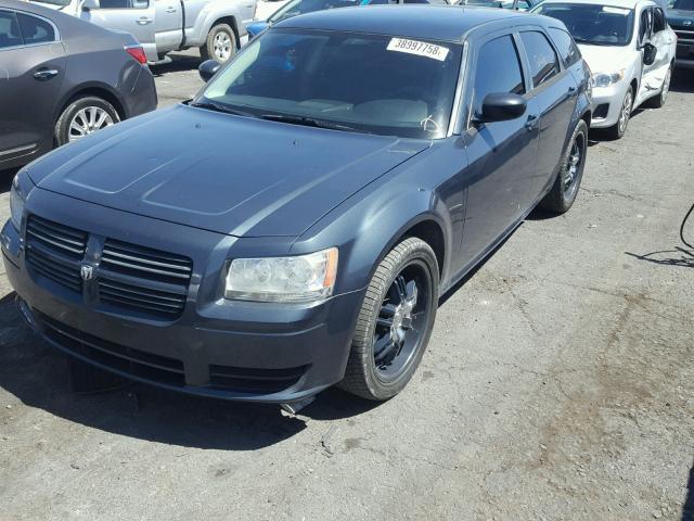 2D4FV47T18H104204 - 2008 DODGE MAGNUM BLUE photo 2