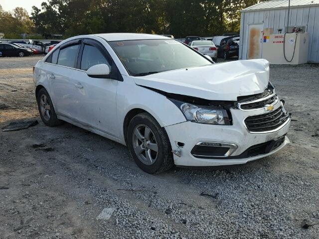 1G1PC5SB2F7180253 - 2015 CHEVROLET CRUZE LT WHITE photo 1