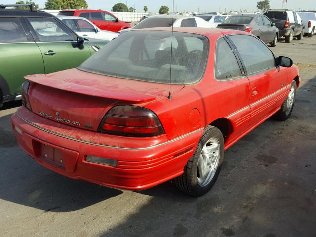 1G2NE15M3SM557073 - 1995 PONTIAC GRAND AM S Qırmızı foto 4
