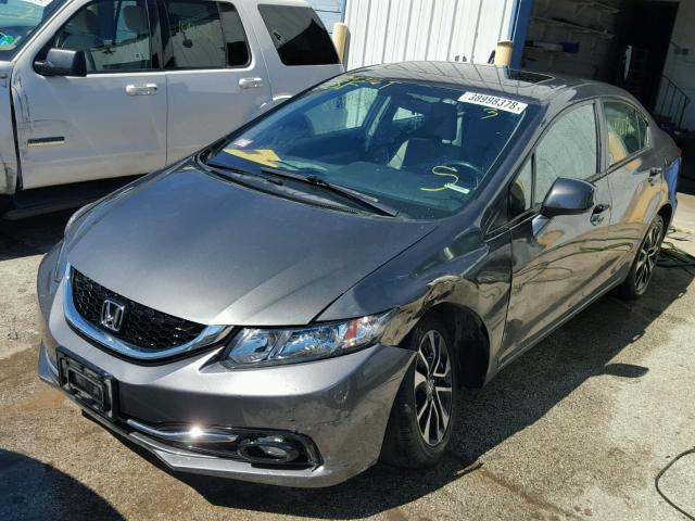 19XFB2F90DE050027 - 2013 HONDA CIVIC EXL 灰色 照片 2