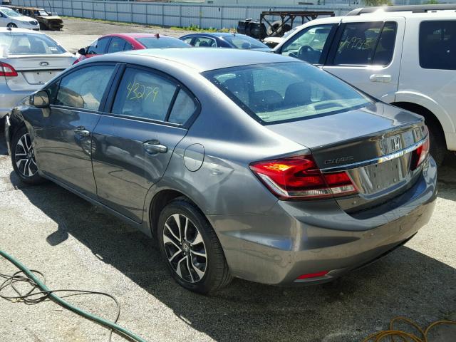 19XFB2F90DE050027 - 2013 HONDA CIVIC EXL 灰色 照片 3