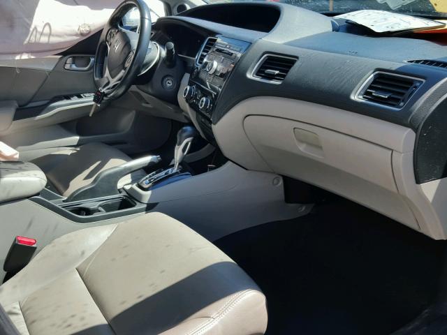 19XFB2F90DE050027 - 2013 HONDA CIVIC EXL 灰色 照片 5