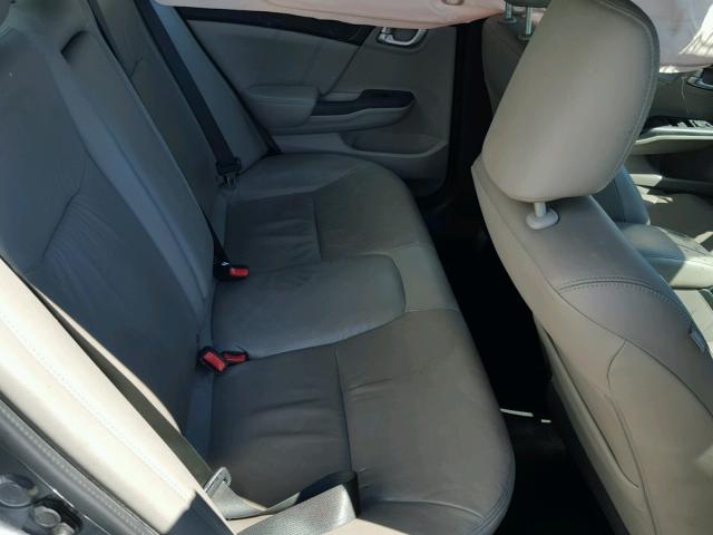 19XFB2F90DE050027 - 2013 HONDA CIVIC EXL 灰色 照片 6