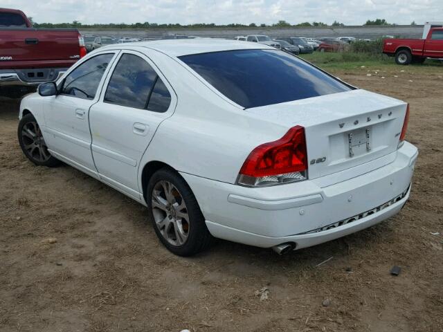 YV1RS592X92730805 - 2009 VOLVO S60 WHITE photo 3