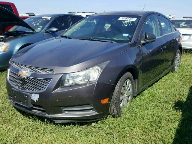 1G1PC5SH9B7108707 - 2011 CHEVROLET CRUZE LS BLACK photo 2