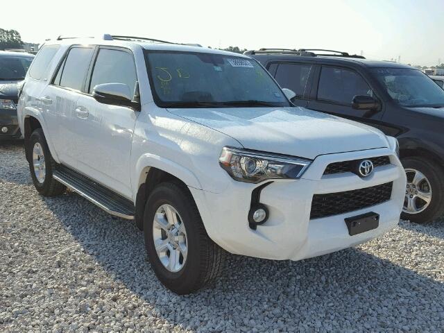 JTEZU5JR1G5143604 - 2016 TOYOTA 4RUNNER WHITE photo 1