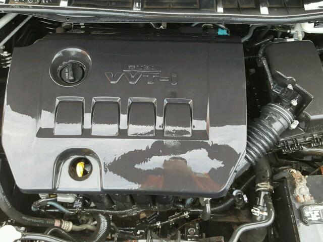 5YFBU4EE8CP026428 - 2012 TOYOTA COROLLA BA BLACK photo 7