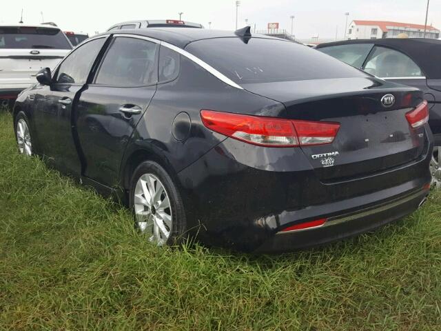 5XXGU4L36GG116764 - 2016 KIA OPTIMA EX BLACK photo 3