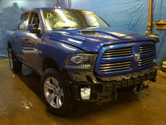 1C6RR7MT3ES343527 - 2014 RAM 1500 SPORT BLUE photo 1