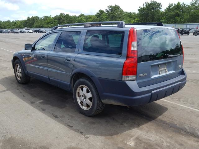 YV1SZ59HX31113631 - 2003 VOLVO XC70 BLUE photo 3