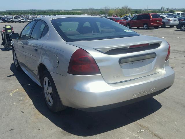 2G2WP552261310262 - 2006 PONTIAC GRAND PRIX SILVER photo 3