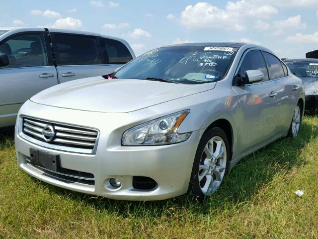 1N4AA5AP1CC868107 - 2012 NISSAN MAXIMA SILVER photo 2