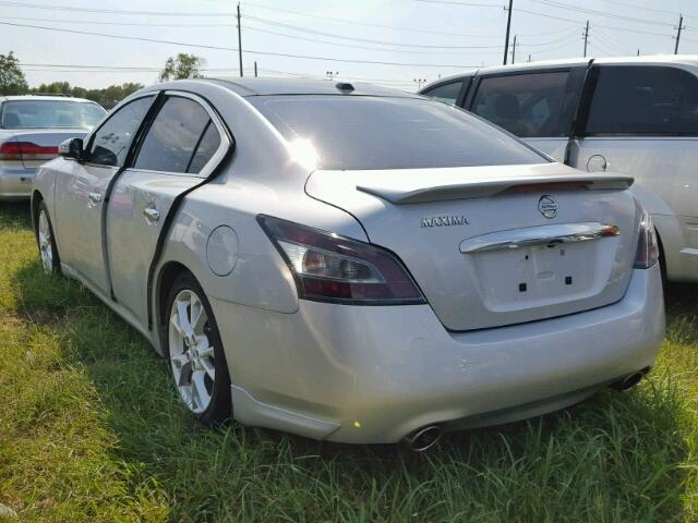 1N4AA5AP1CC868107 - 2012 NISSAN MAXIMA SILVER photo 3